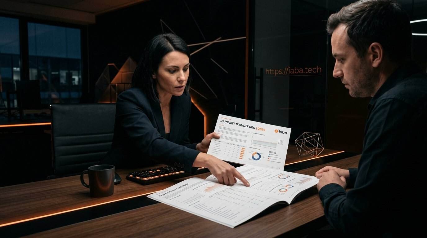 Exemple de rapport d'audit SEO : décrypter le livrable 1 Tableau de bord présentant un exemple rapport audit SEO professionnel