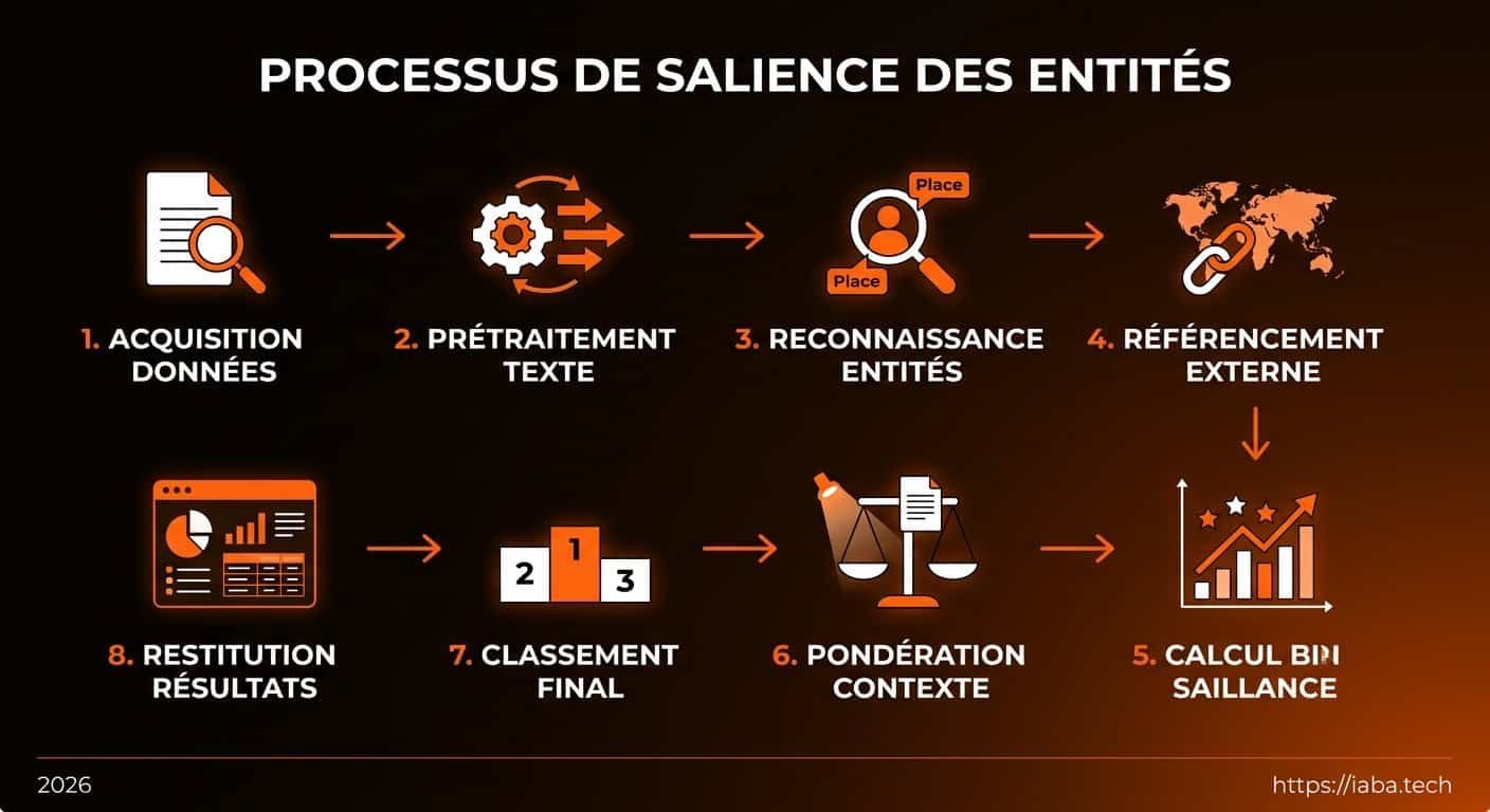 Salience d'Entités : Désambiguïsation et Signaux NLP 5 Étapes pour accroître la salience d'entités et maximiser la visibilité en 2026