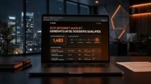 Avocat consultant une tablette numérique pour le suivi de nouveaux dossiers clients