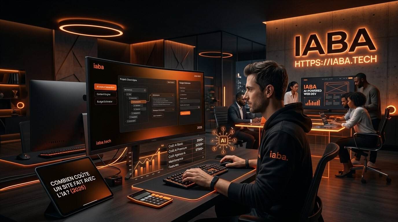Combien Coûte un Site Fait avec l'IA : Vrai Prix et Pièges 1 Graphique illustrant les coûts de développement d'un site web assisté par intelligence artificielle