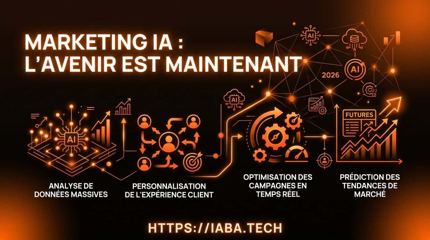 Infographie marketing ia : 5 étapes de l'automatisation en 2026