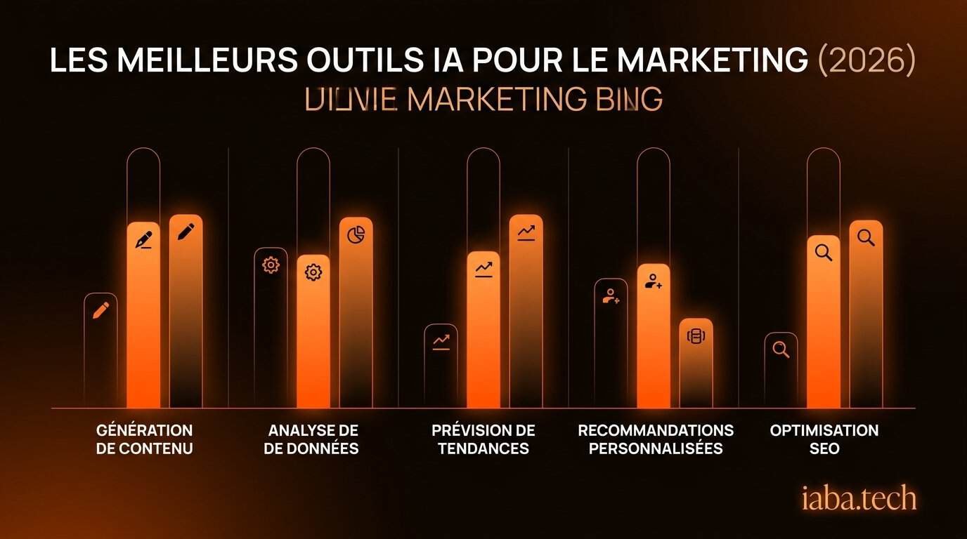 Comparatif visuel des principaux LLM utilisés pour le marketing digital