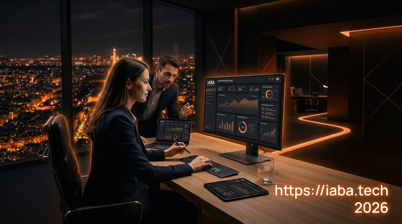 Outils IA pour entreprise : le guide pour choisir sans se tromper 1 Tableau de bord affichant des outils IA pour la gestion d'entreprise