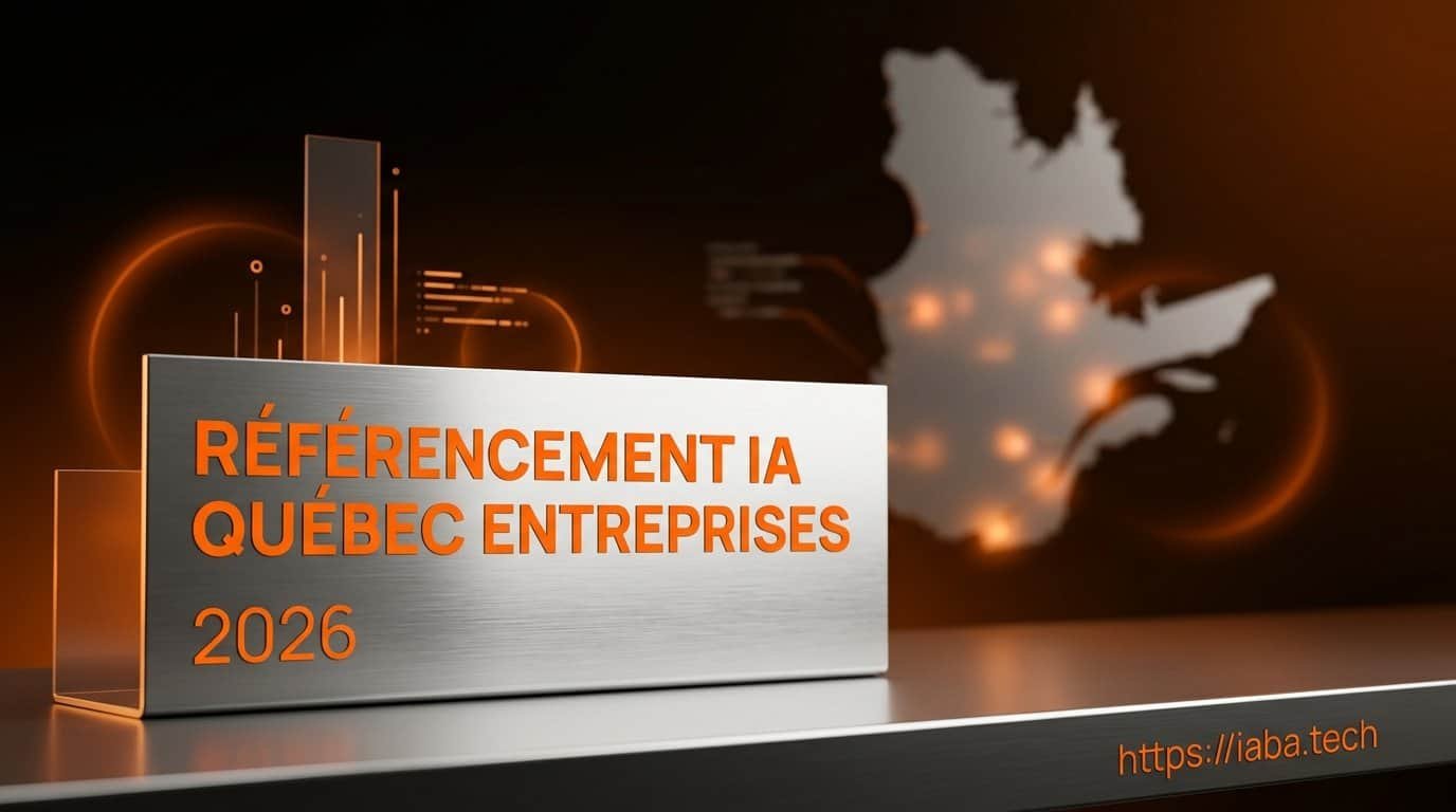 Référencement IA Québec : Visibilité ChatGPT pour Entreprises 1 Tableau de bord analysant le référencement par intelligence artificielle pour une entreprise québécoise
