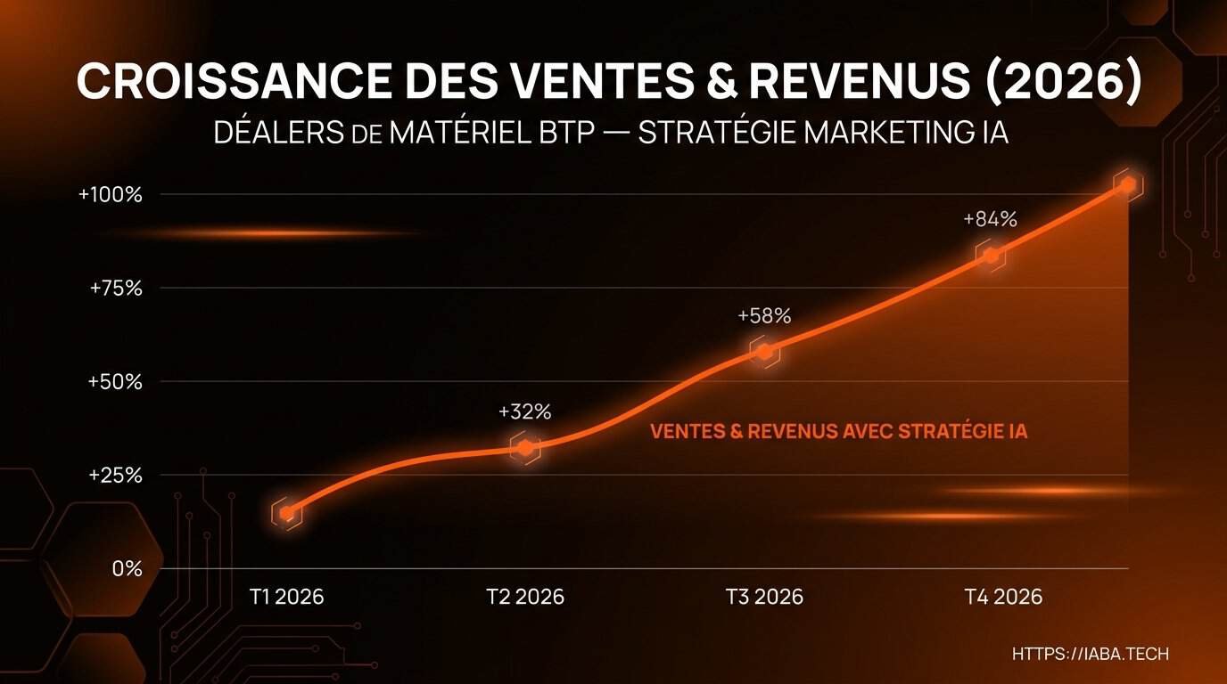 Agence marketing négociant matériel BTP : pourquoi se spécialiser 4 Graphique comparant la génération de leads B2B entre stratégies digitales personnalisées et traditionnelles pour négociants BTP