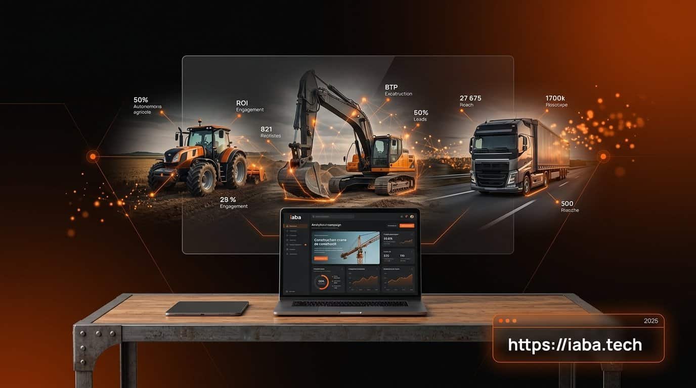 Agence BTP, machinisme et poids lourds : Google Ads et IA 1 Expert en marketing digital pour le secteur du machinisme agricole, BTP et poids lourds